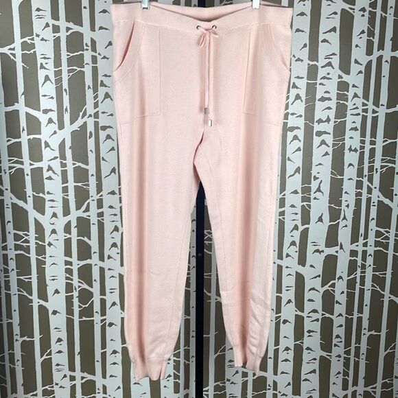 Chico’s Zenergy Cotton Cashmere Cozy Jogger Pant Pale Dogwood NEW - Picture 10 of 10